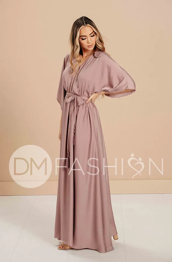 Venus Misty Mauve Maxi - DM Exclusive - Nursing Friendly - Maternity Friendly - FINAL SALE