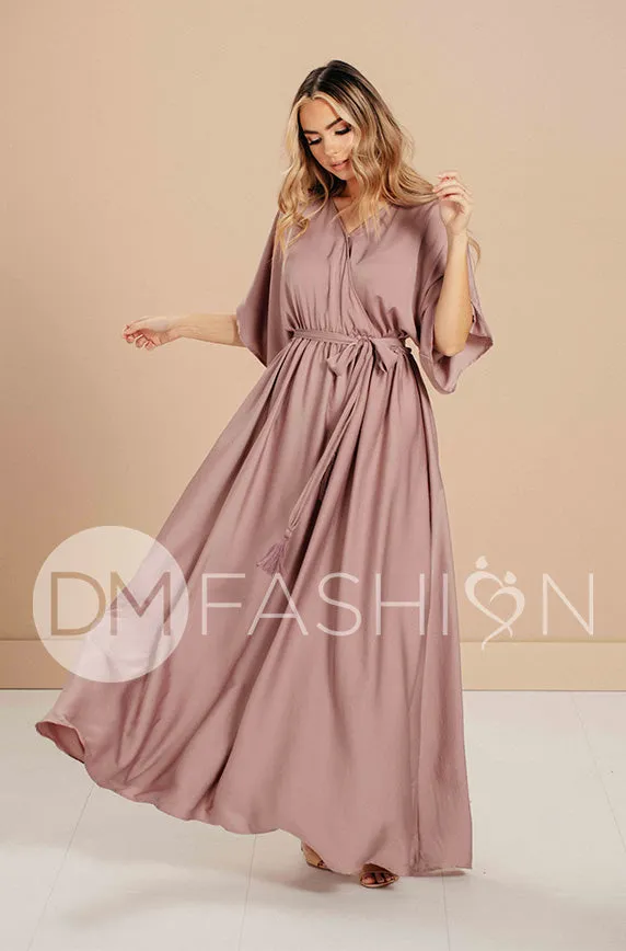 Venus Misty Mauve Maxi - DM Exclusive - Nursing Friendly - Maternity Friendly - FINAL SALE