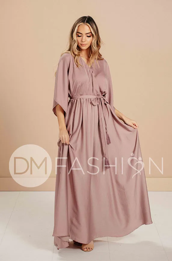 Venus Misty Mauve Maxi - DM Exclusive - Nursing Friendly - Maternity Friendly - FINAL SALE