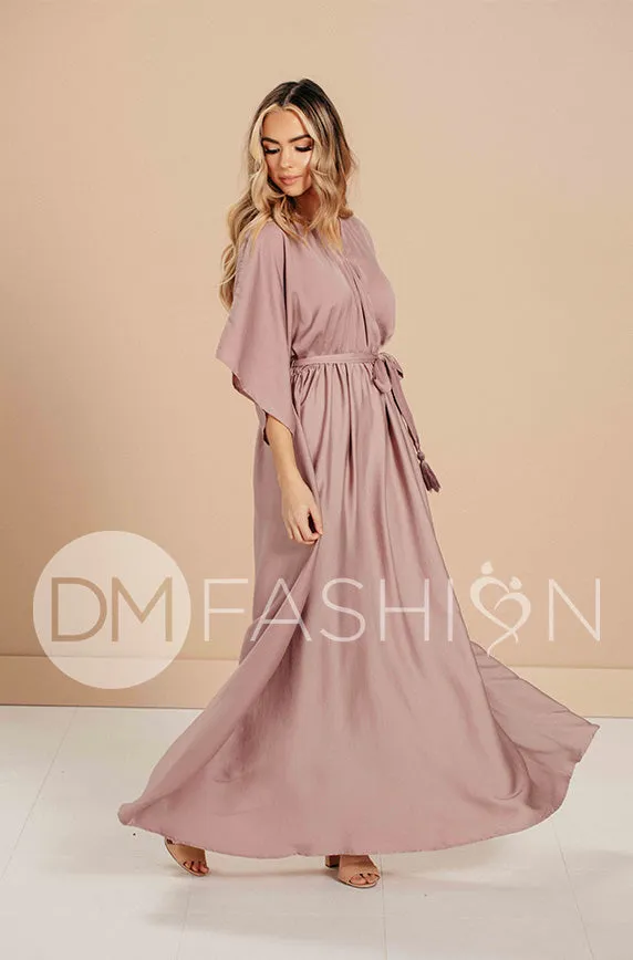 Venus Misty Mauve Maxi - DM Exclusive - Nursing Friendly - Maternity Friendly - FINAL SALE