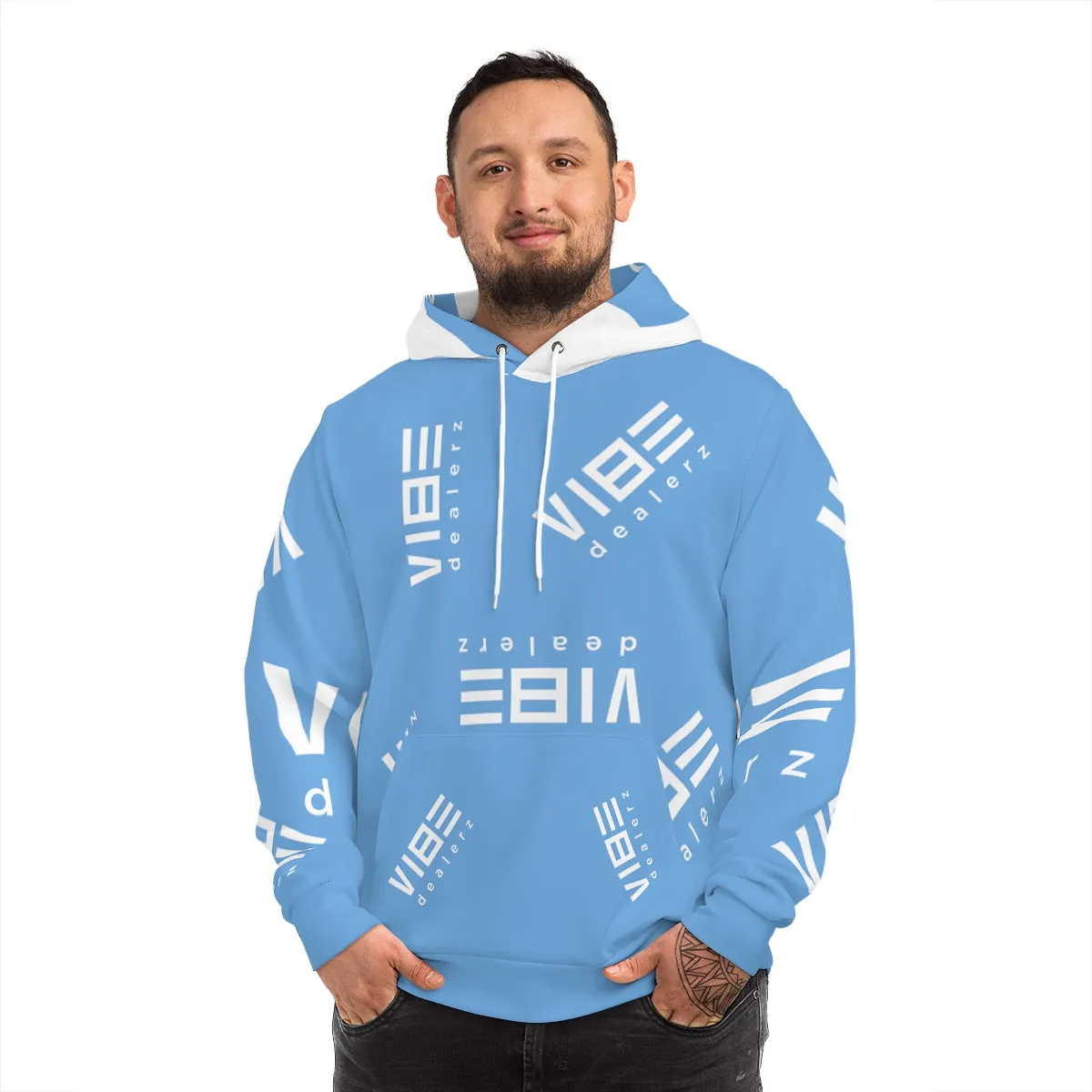 Vibez D Premium Sky blue Hoodie