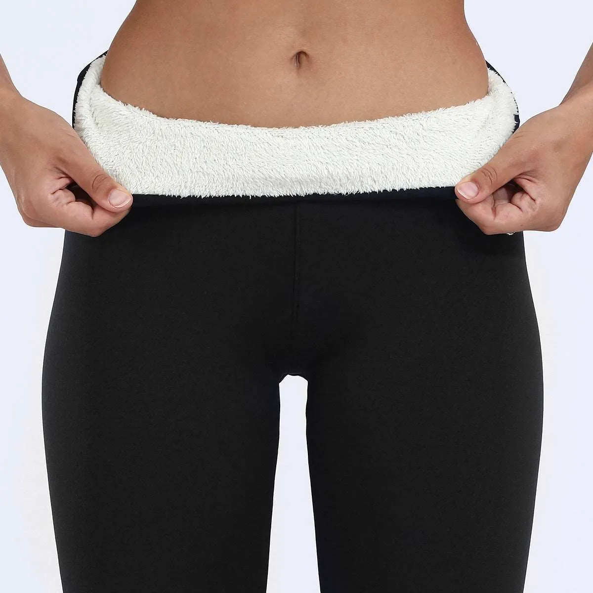 Warm Thick High Stretch Lamb Cashmere Leggings