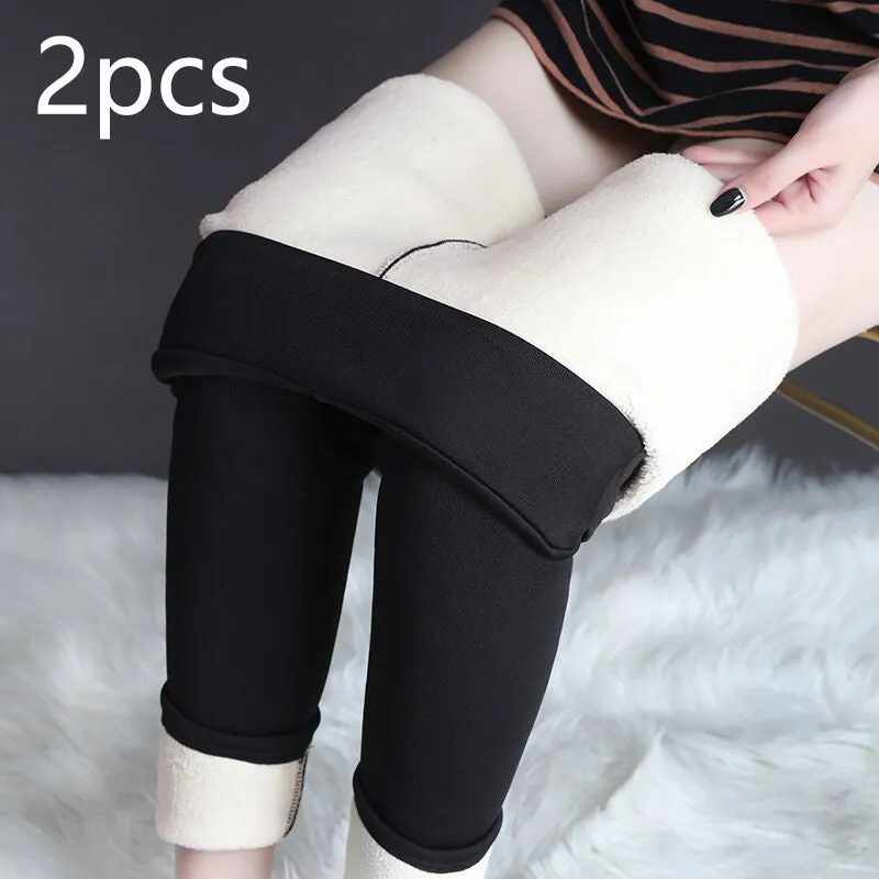 Warm Thick High Stretch Lamb Cashmere Leggings