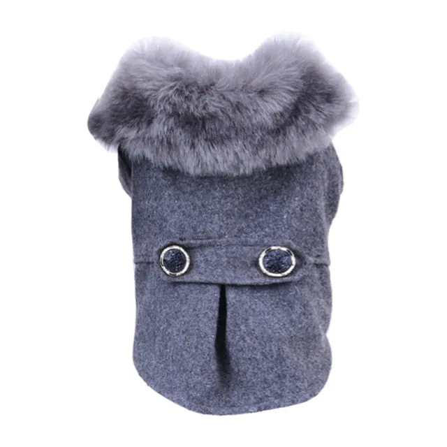 Winter Dog Jackets - Denim and Trench Coat