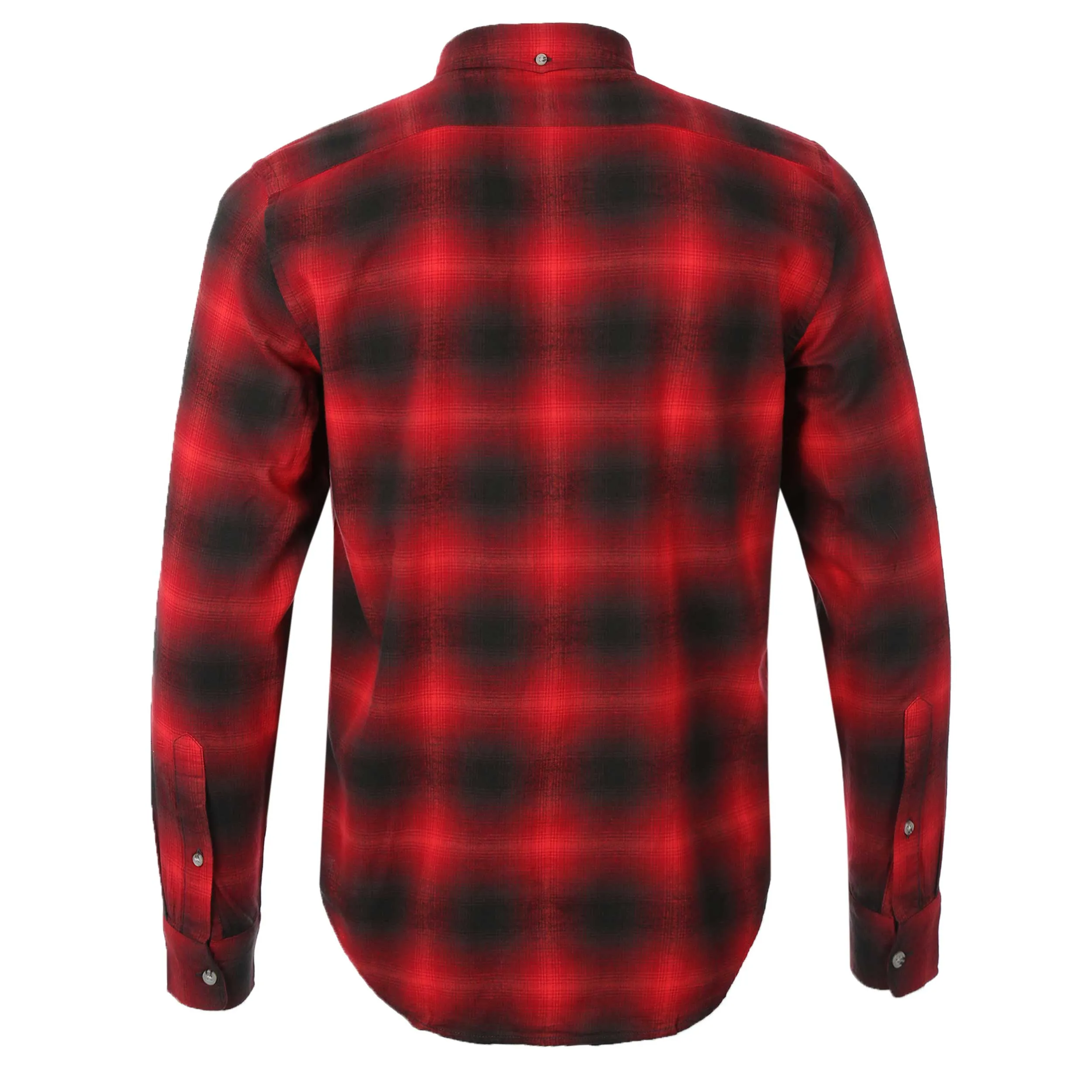 Woolrich Light Flannel Check Shirt in Red Check