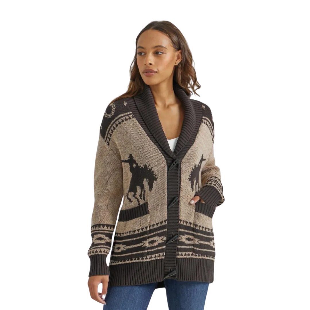 Wrangler Women's Desert Chocolate Cardigan