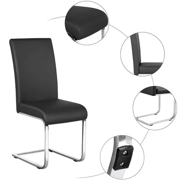 Yaheetech Dining Chairs Modern Living Room Chairs