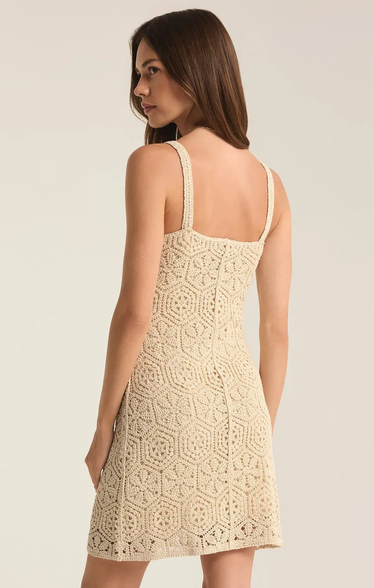 Z SUPPLY Allure Crochet Mini Dress