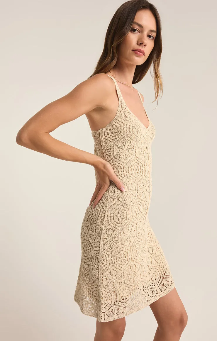 Z SUPPLY Allure Crochet Mini Dress