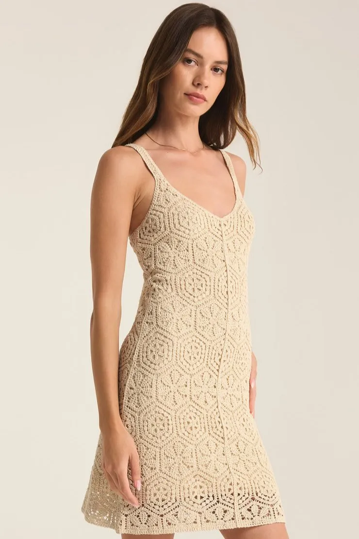 Z SUPPLY Allure Crochet Mini Dress