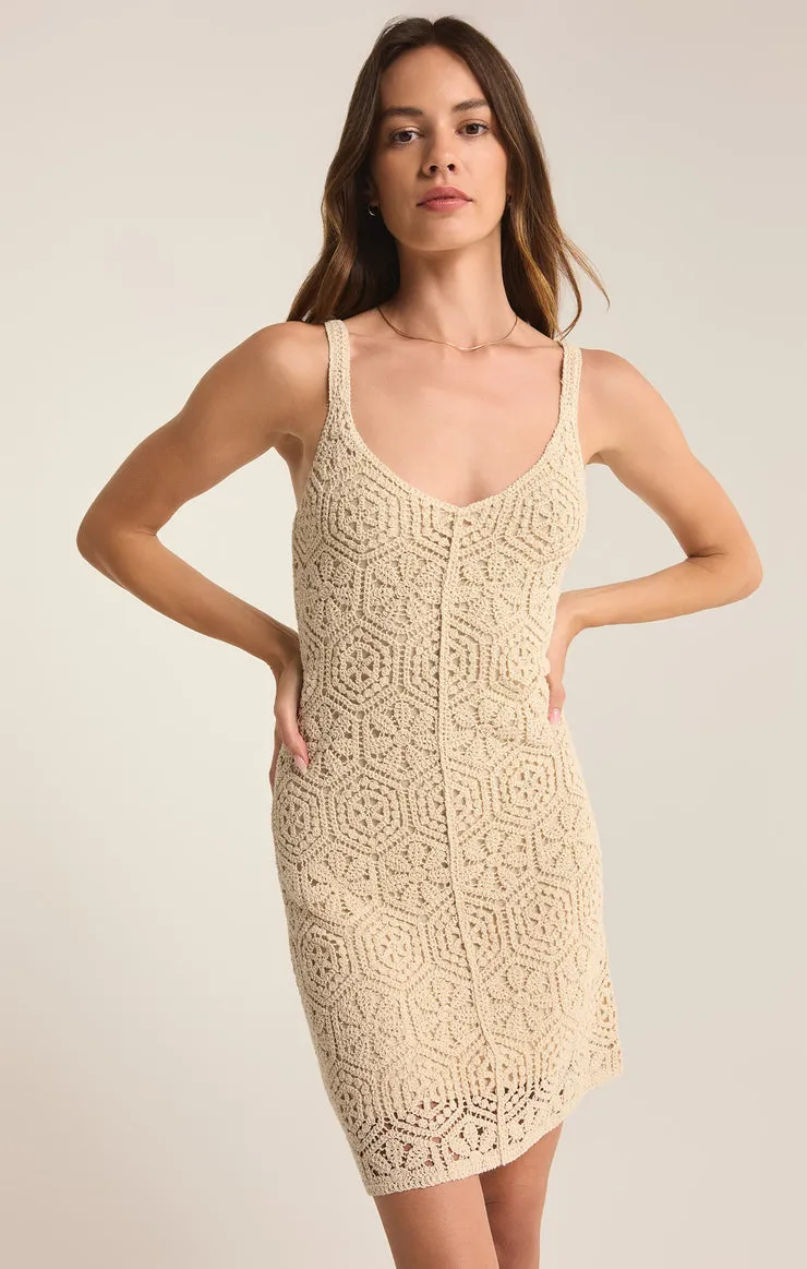 Z SUPPLY Allure Crochet Mini Dress